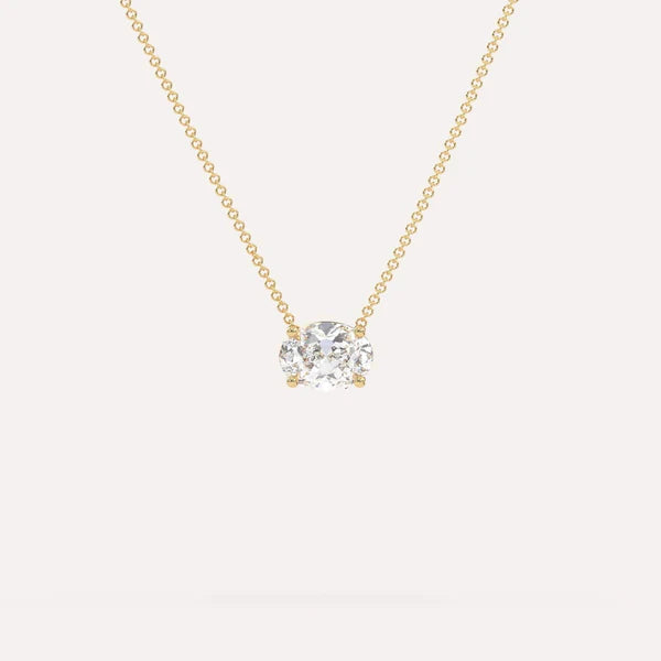 Necklace Solitaire Oval