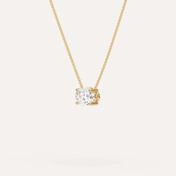 Necklace Solitaire Oval