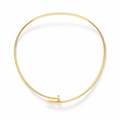 Diamond Nail Gold Choker Necklace