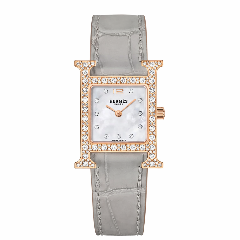 Diamond H-Shape Luxury Watch