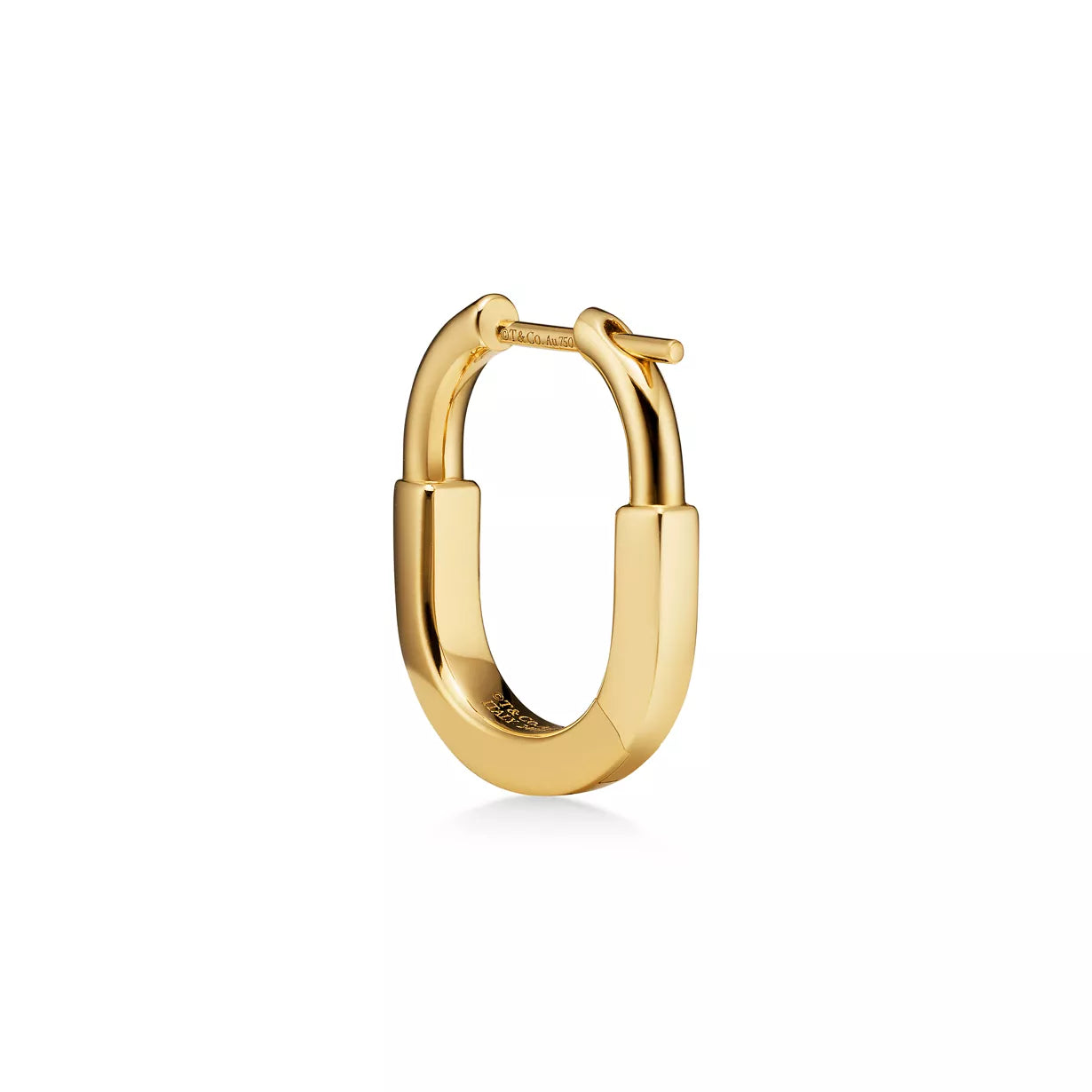 18K Thick Gold Plated Minimalist Hoop Earrings