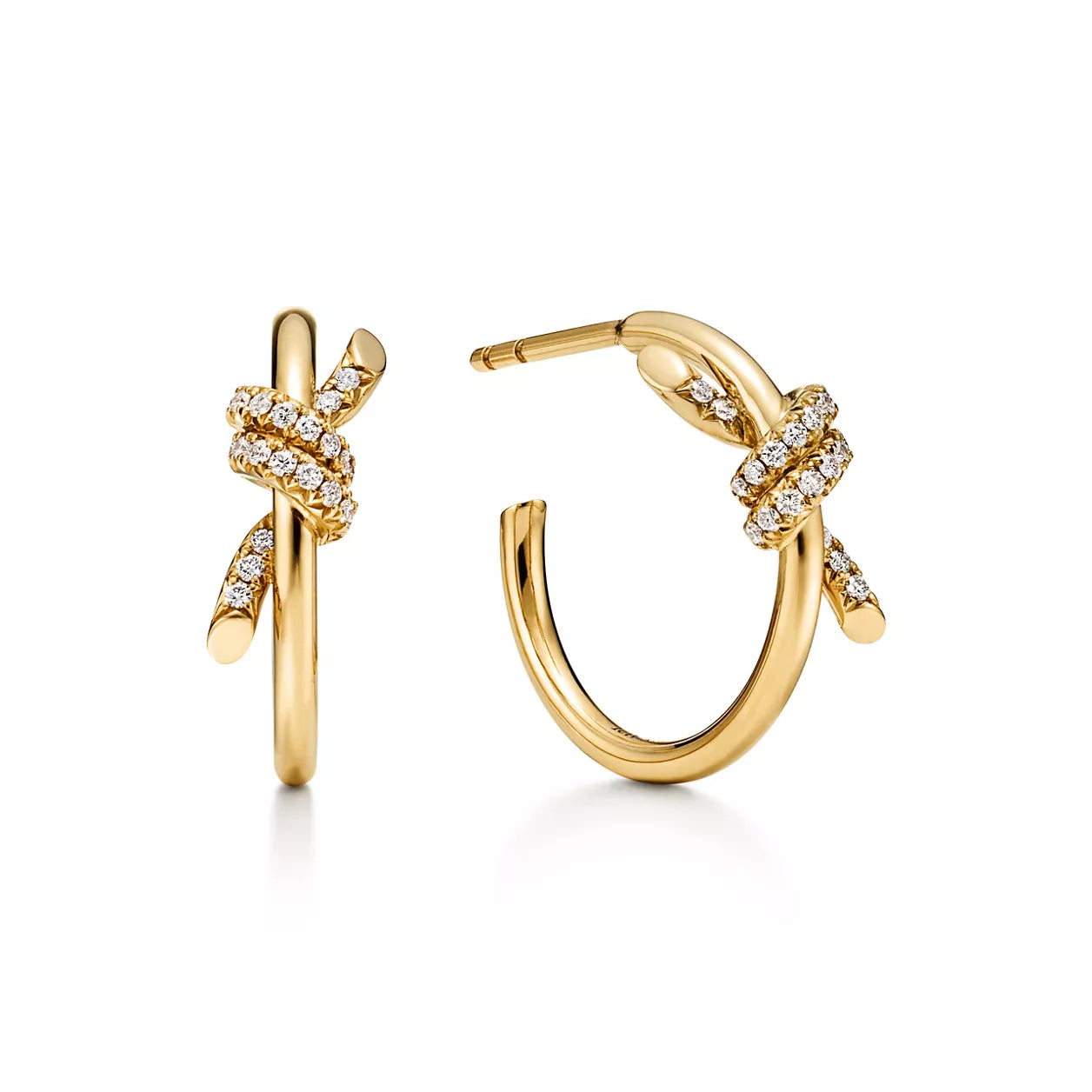 18K Thick Gold Plated Knot Set – Luxury Necklace and Ring Jewelry Set