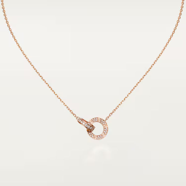 LOVE pendant, paved