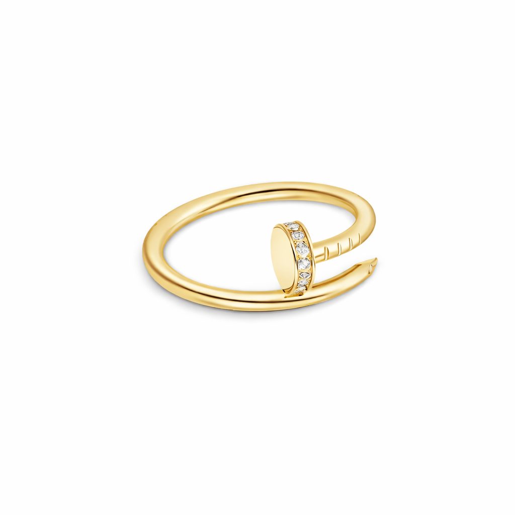 Minimal Nail Gold Ring