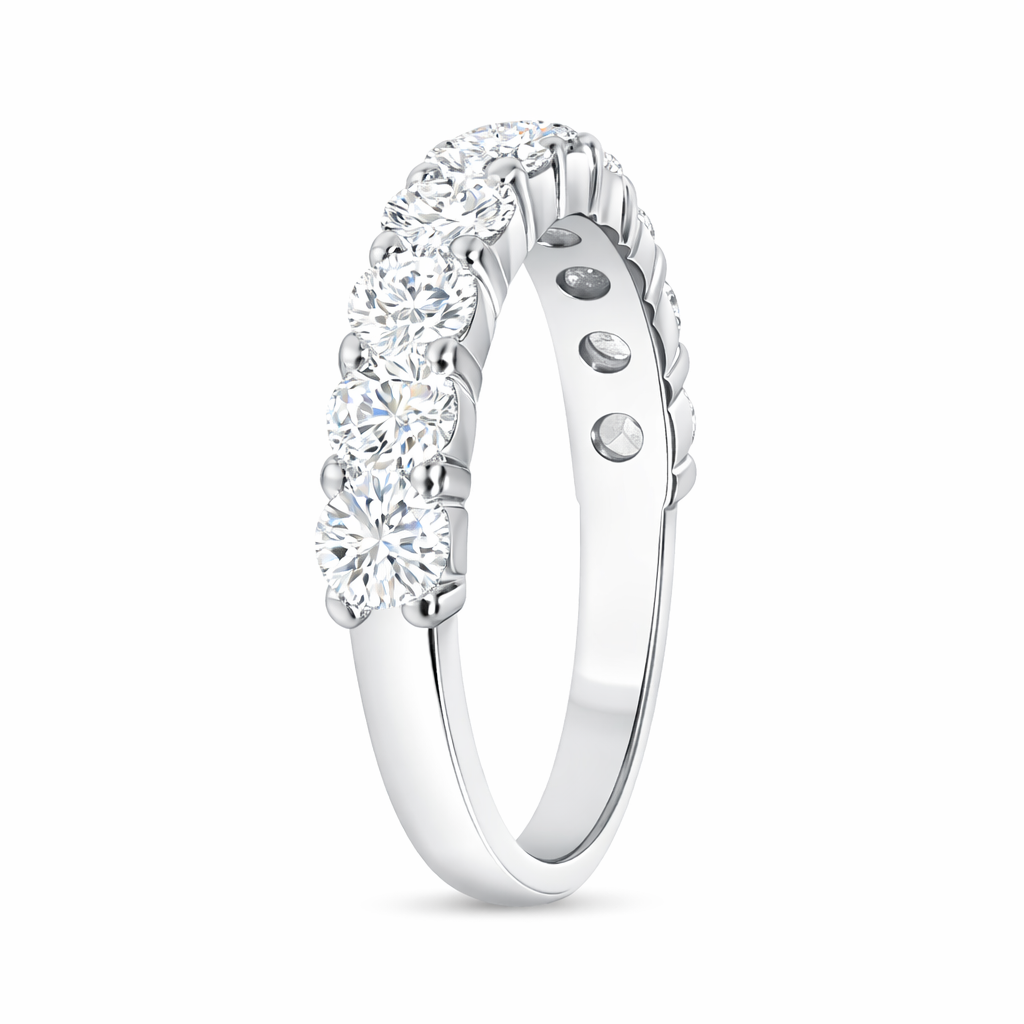 moissanite eternity ring
