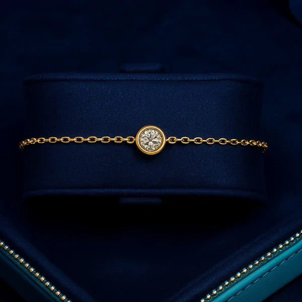 5mm single stone bracelet