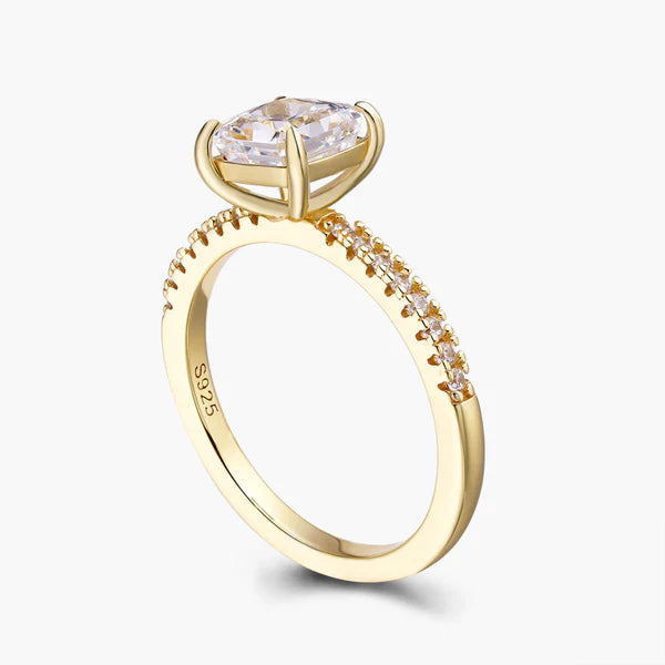 Moissanite Ring 2ct