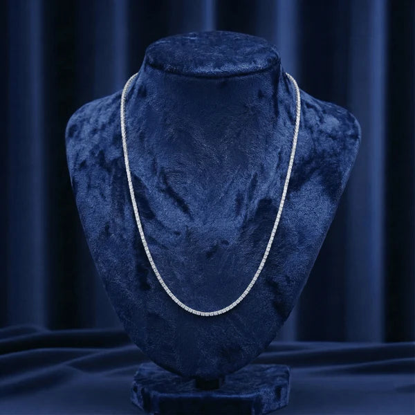 2mm Moissanite Necklace