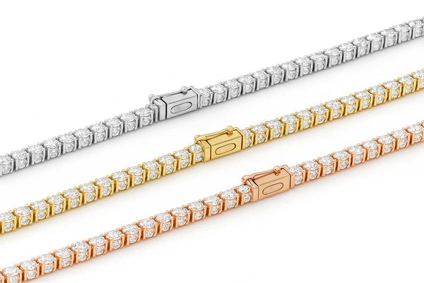 2.25mm Brilliant Cut Tennis Necklace