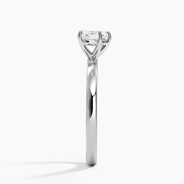 Moissanite Solitaire Ring