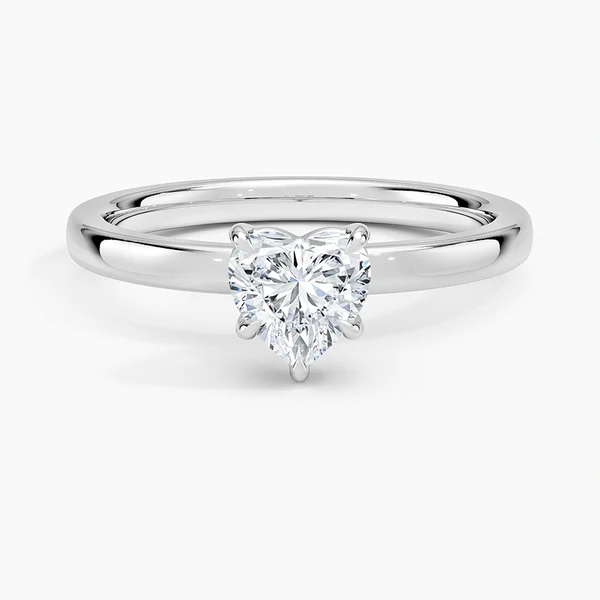 Moissanite Solitaire Ring