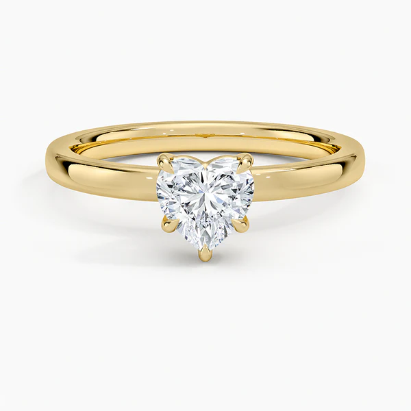 Moissanite Solitaire Ring