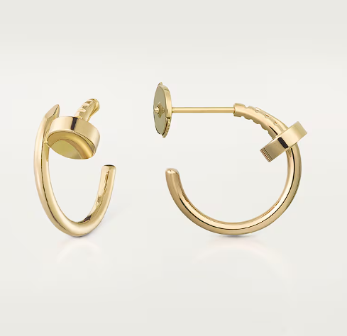 Minimal Gold Hoop Stud Earrings