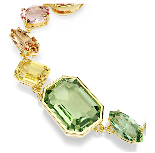 Colorful Moissanite Bracelet – 18K Gold Plated Luxury