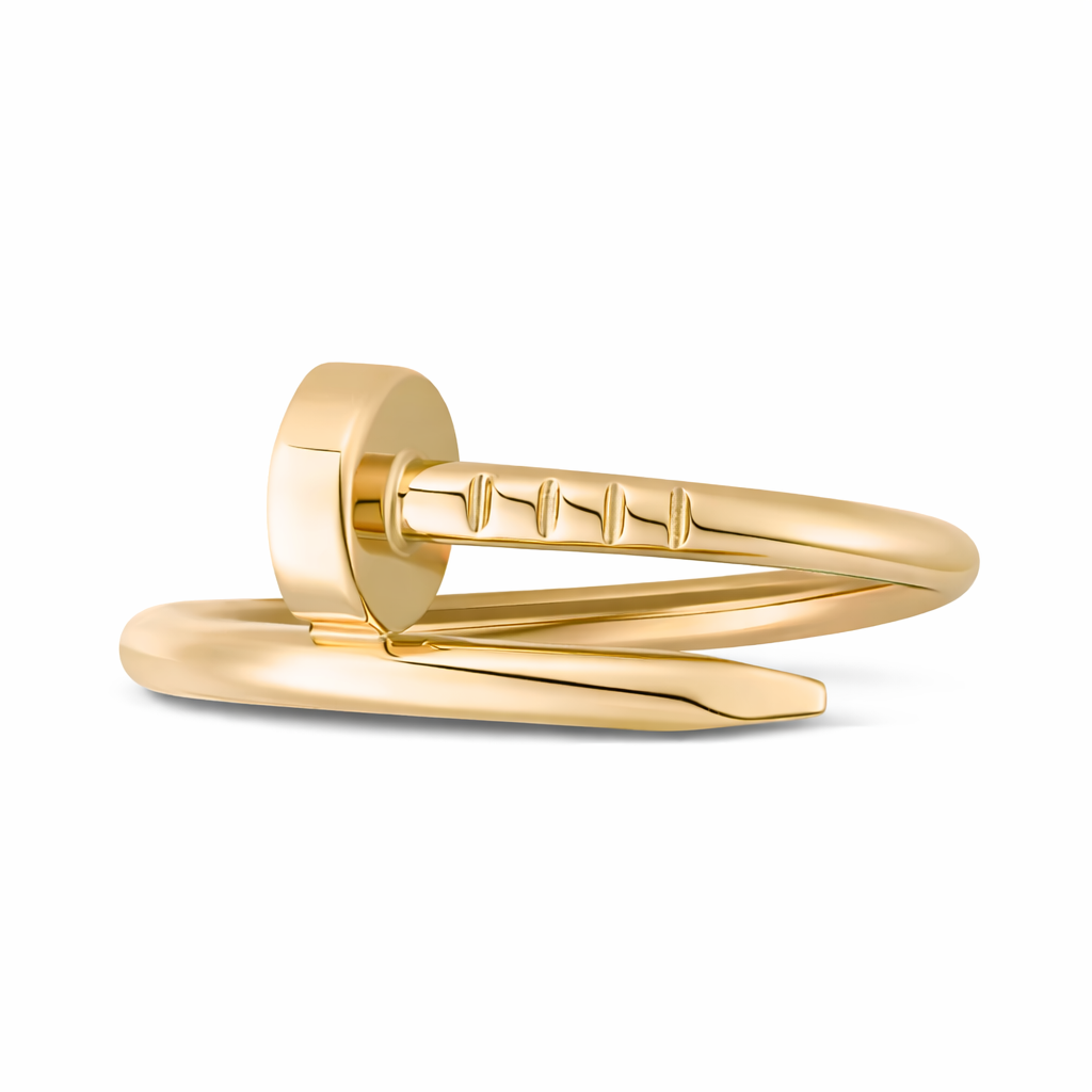 White Gold Nail Ring