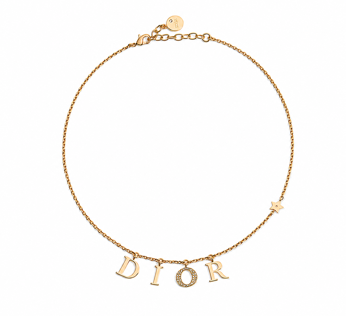 Elegant Gold Letter Necklace – Luxury Charm Choker