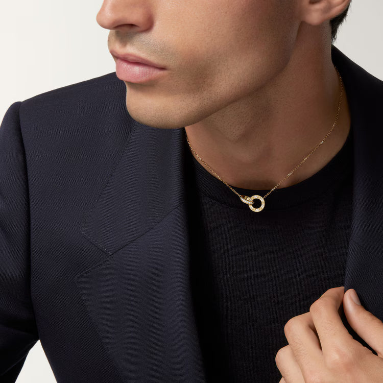 LOVE pendant, paved