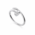 White Gold Nail Ring