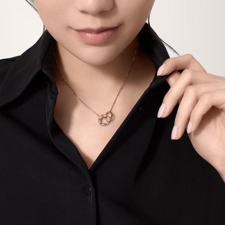 LOVE pendant, paved
