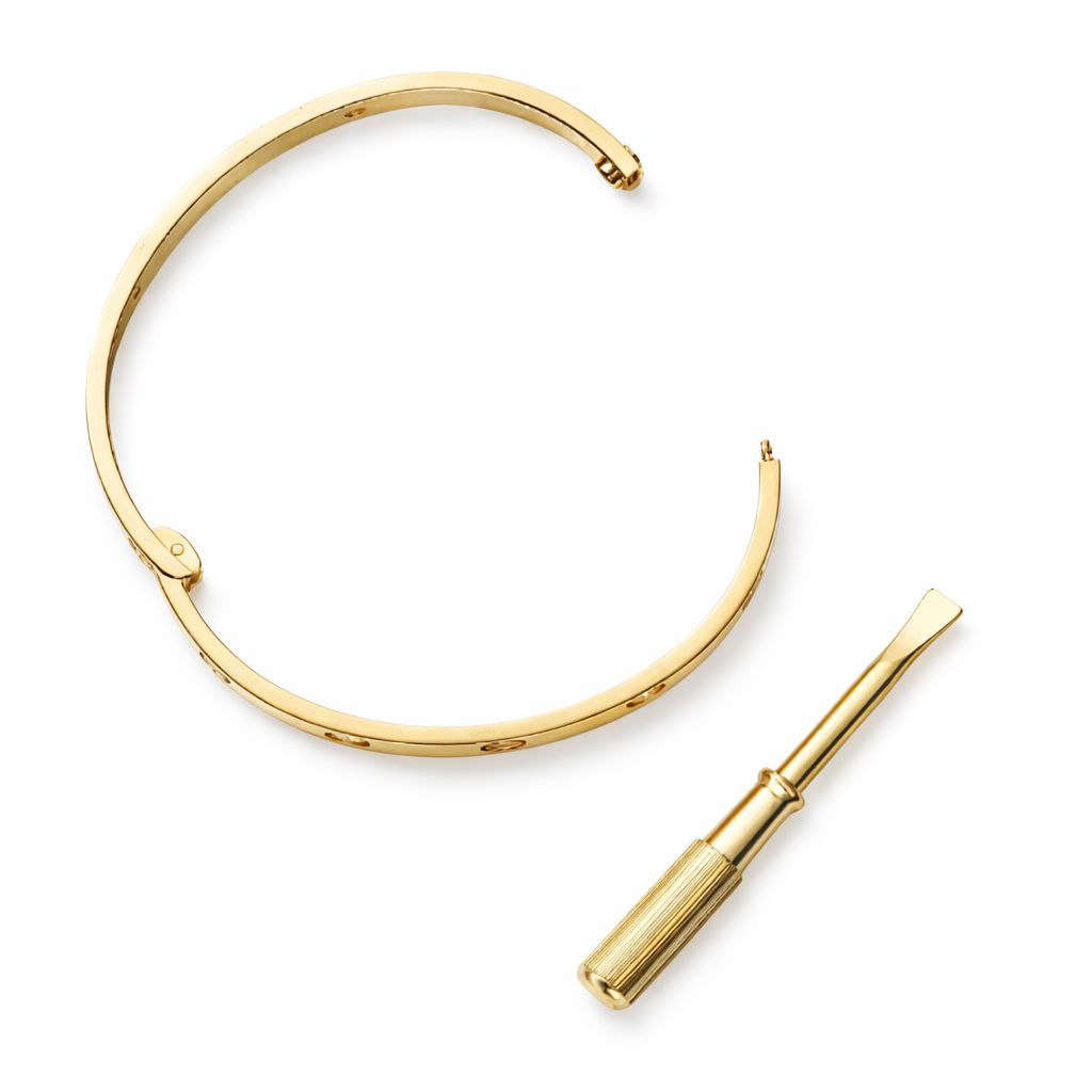 Classic Screw Bangle Bracelet – Luxury Gold-Plated Jewelry
