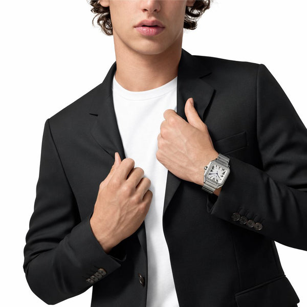 Luxury Square Stainless Steel Automatic Watch