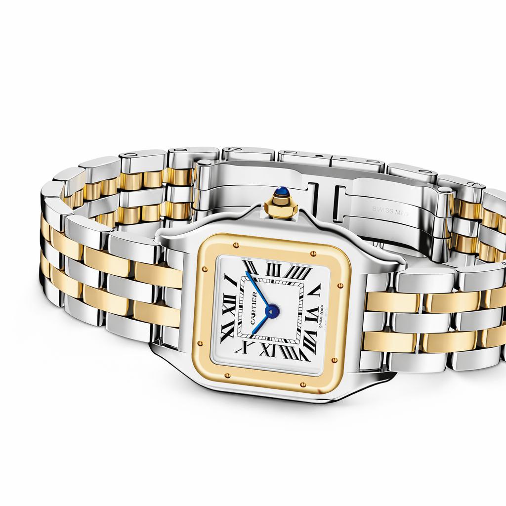 Elegant Square Dial Stainless Steel Watch