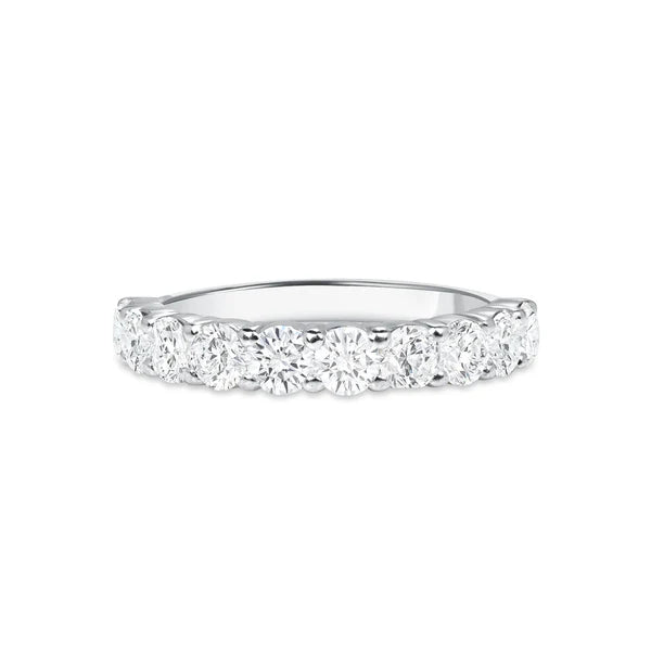 brilliant half eternity ring