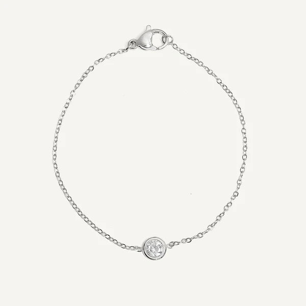 5mm single stone bracelet