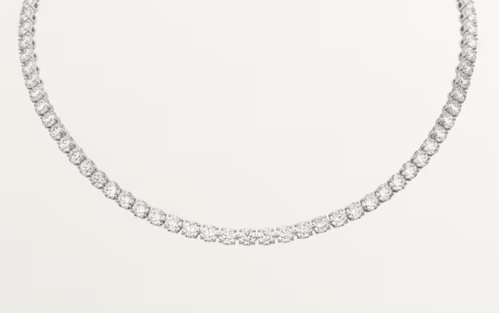 Moissanite Tennis Necklace Gold vs Silver: Which One Looks More Expensive?
