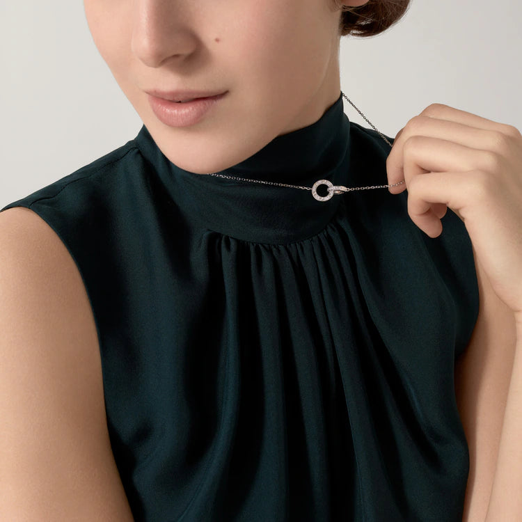 LOVE pendant, paved