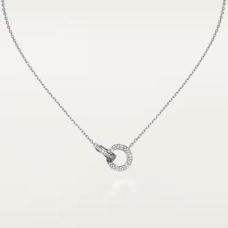 LOVE pendant, paved
