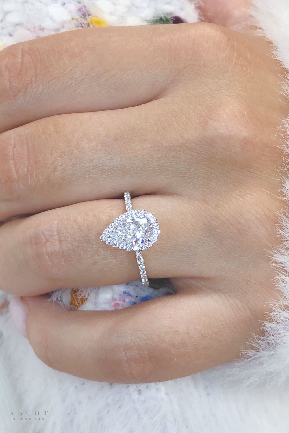 Pear Engagement Ring