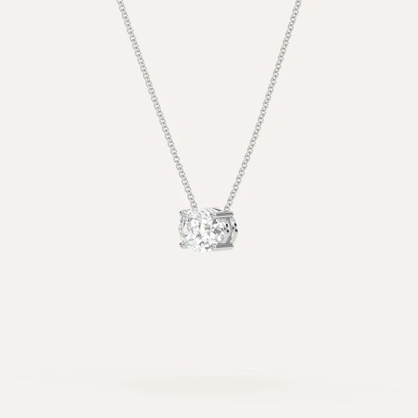 Necklace Solitaire Oval