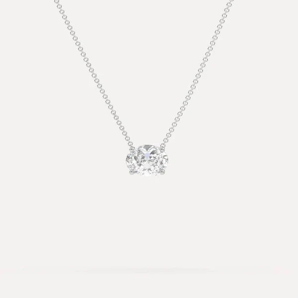 Necklace Solitaire Oval