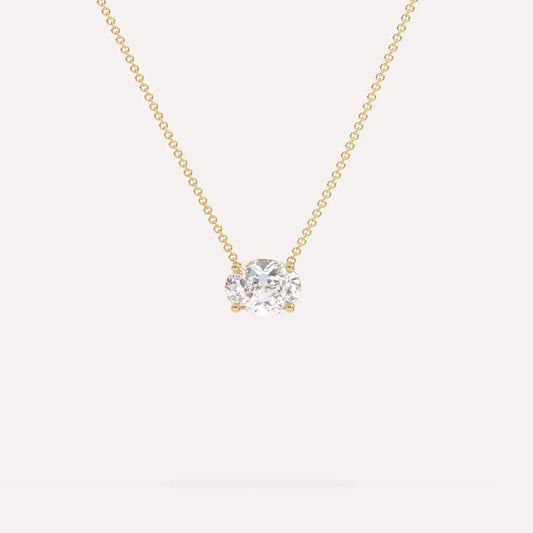 Necklace Solitaire Oval