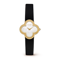 Van Cleef Crystal Watch – Leather Strap