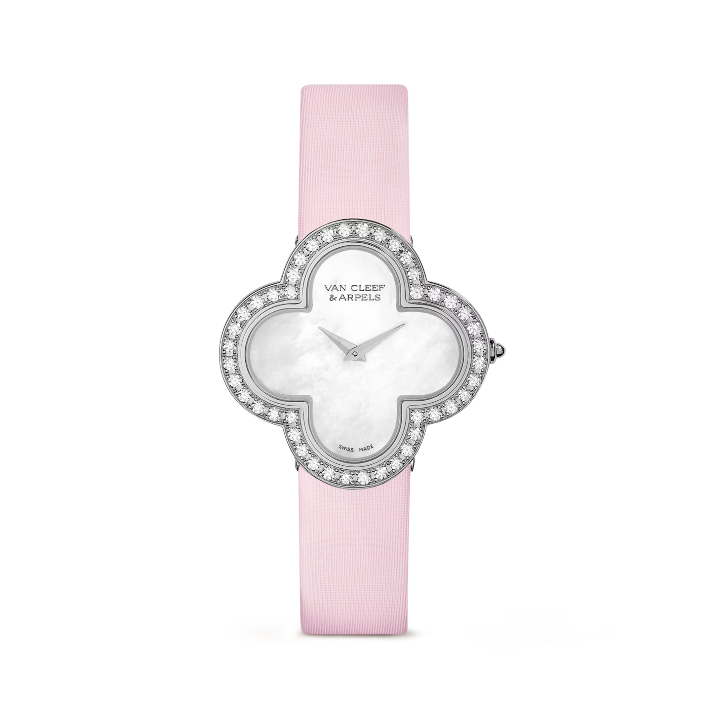 Cleef Crystal Watch – Leather Strap