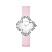 Van Cleef Crystal Watch – Leather Strap