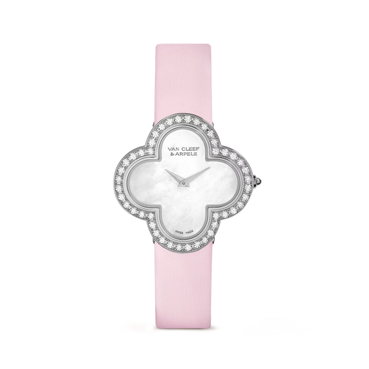 Cleef Crystal Watch – Leather Strap