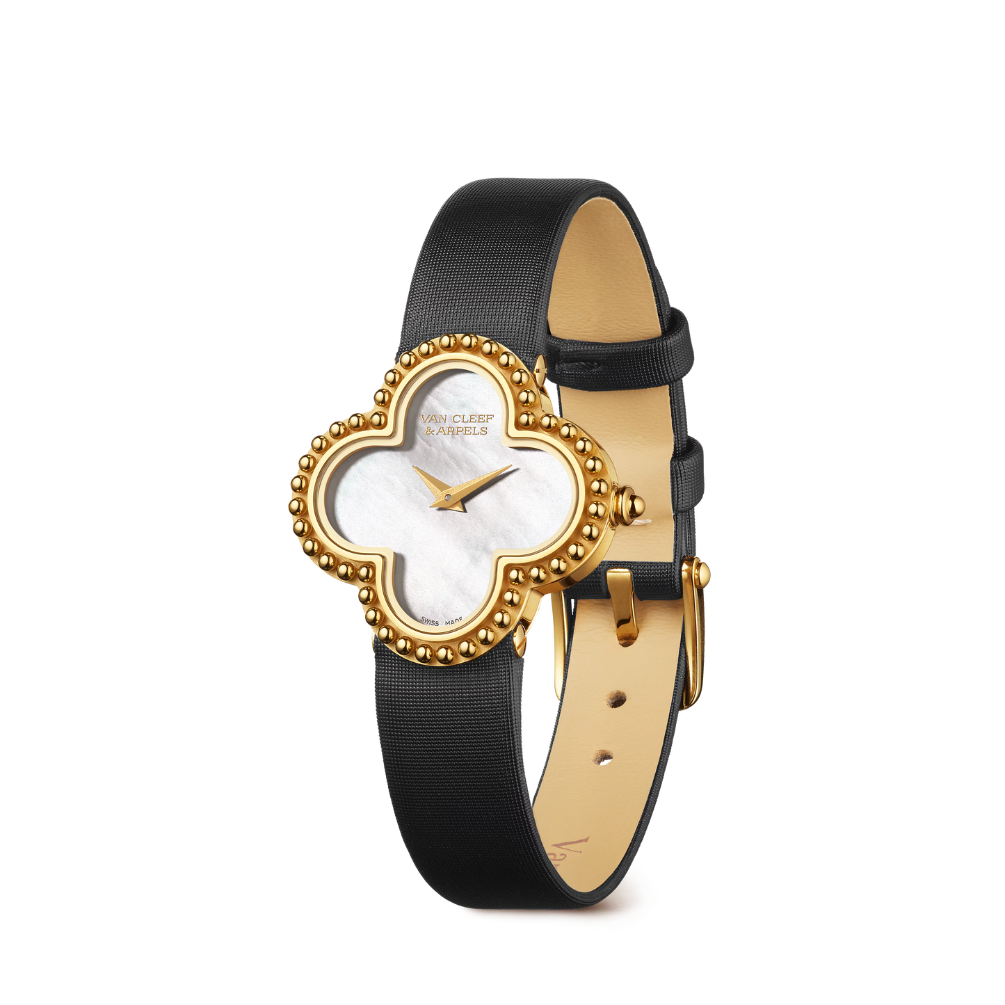 Cleef Crystal Watch – Leather Strap