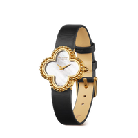 Van Cleef Crystal Watch – Leather Strap