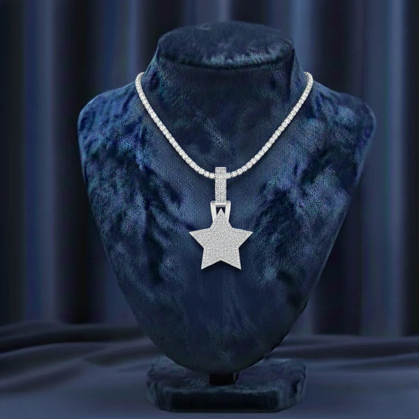 Star Moissanite Pendant