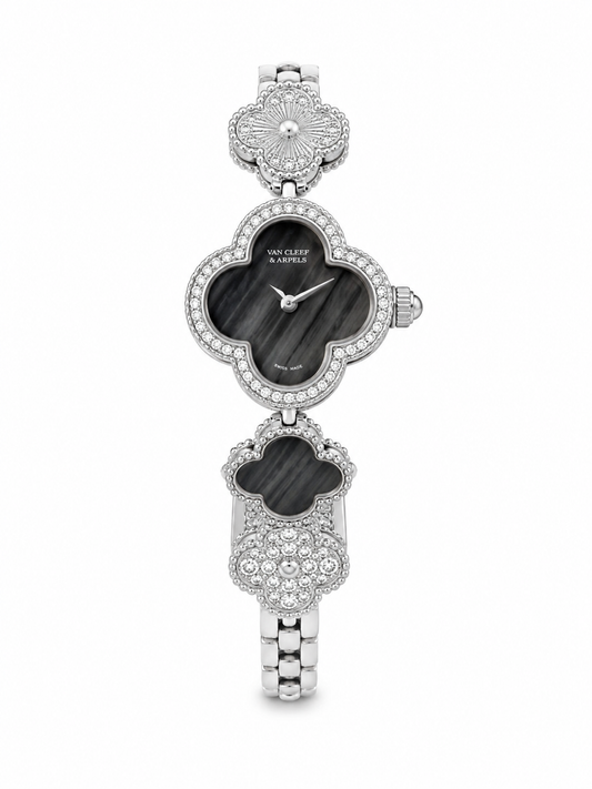 Van Cleef Watch – Black Mother-of-Pearl Dial