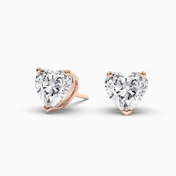 Heart Stud Earrings