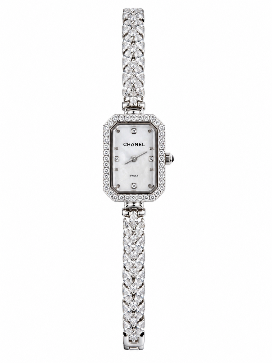 Luxury Diamond Première Bracelet Watch – Silver