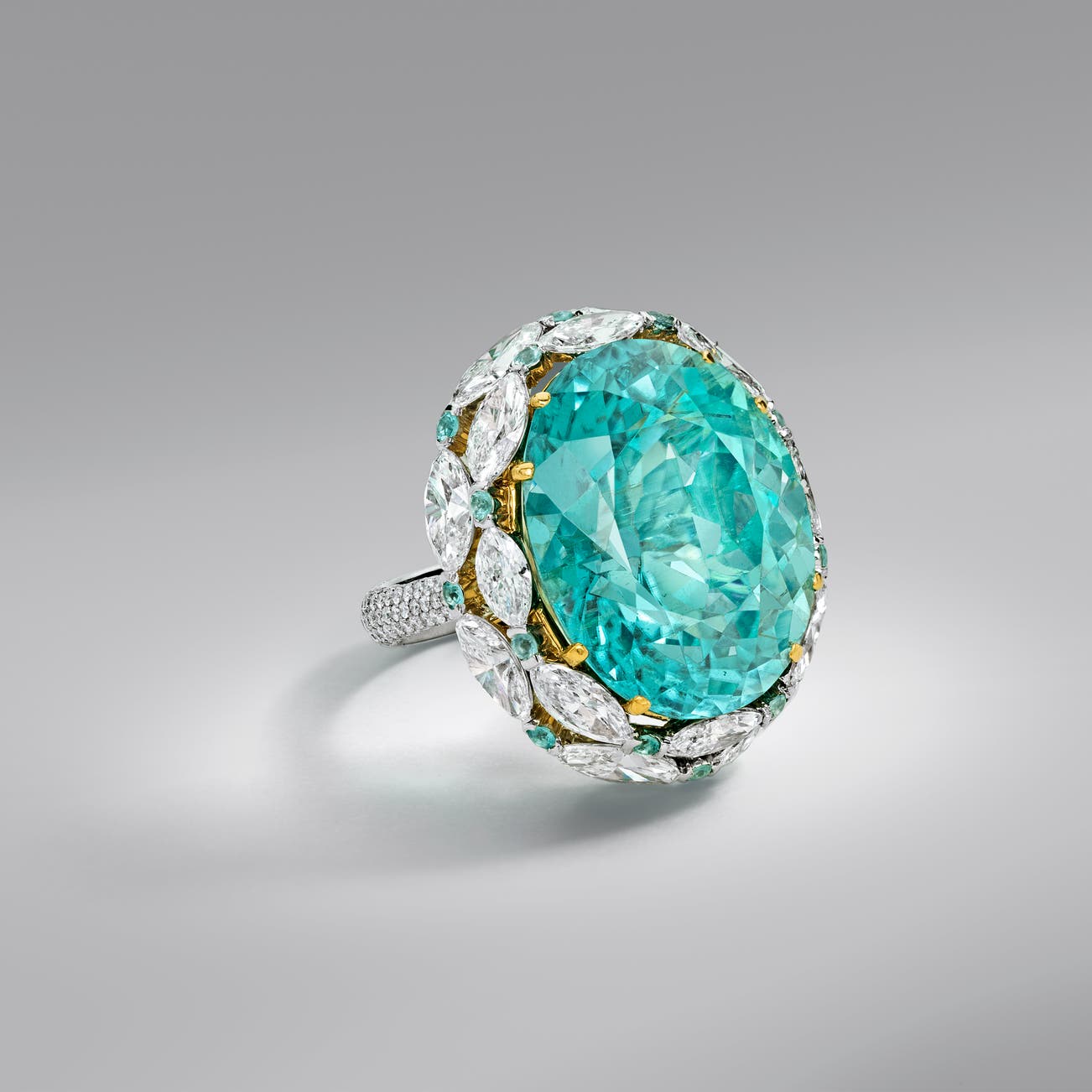 Aqua Royale Paraiba-Inspired Statement Ring