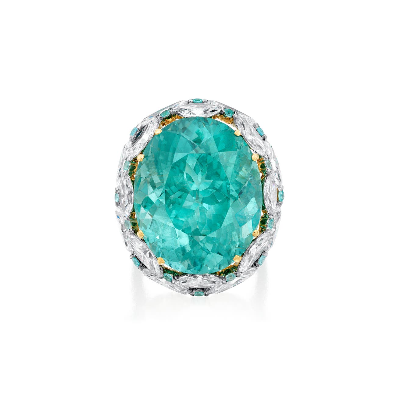 Aqua Royale Paraiba-Inspired Statement Ring