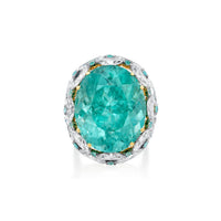 Aqua Royale Paraiba-Inspired Statement Ring