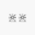 4 Prong Studs Earrings