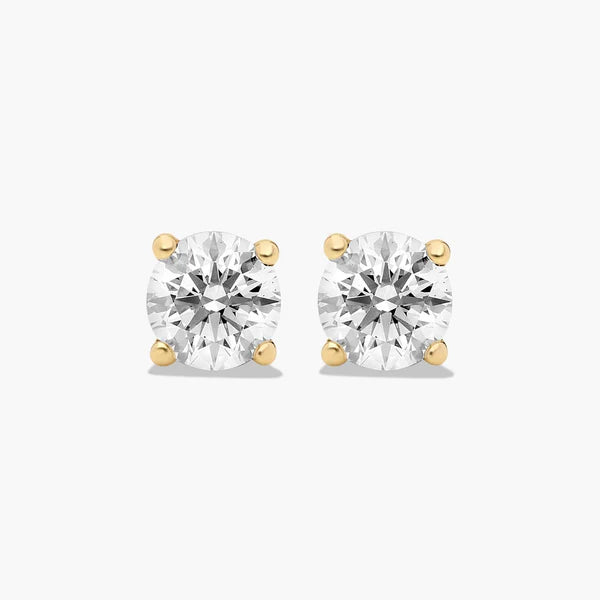 4 Prong Studs Earrings